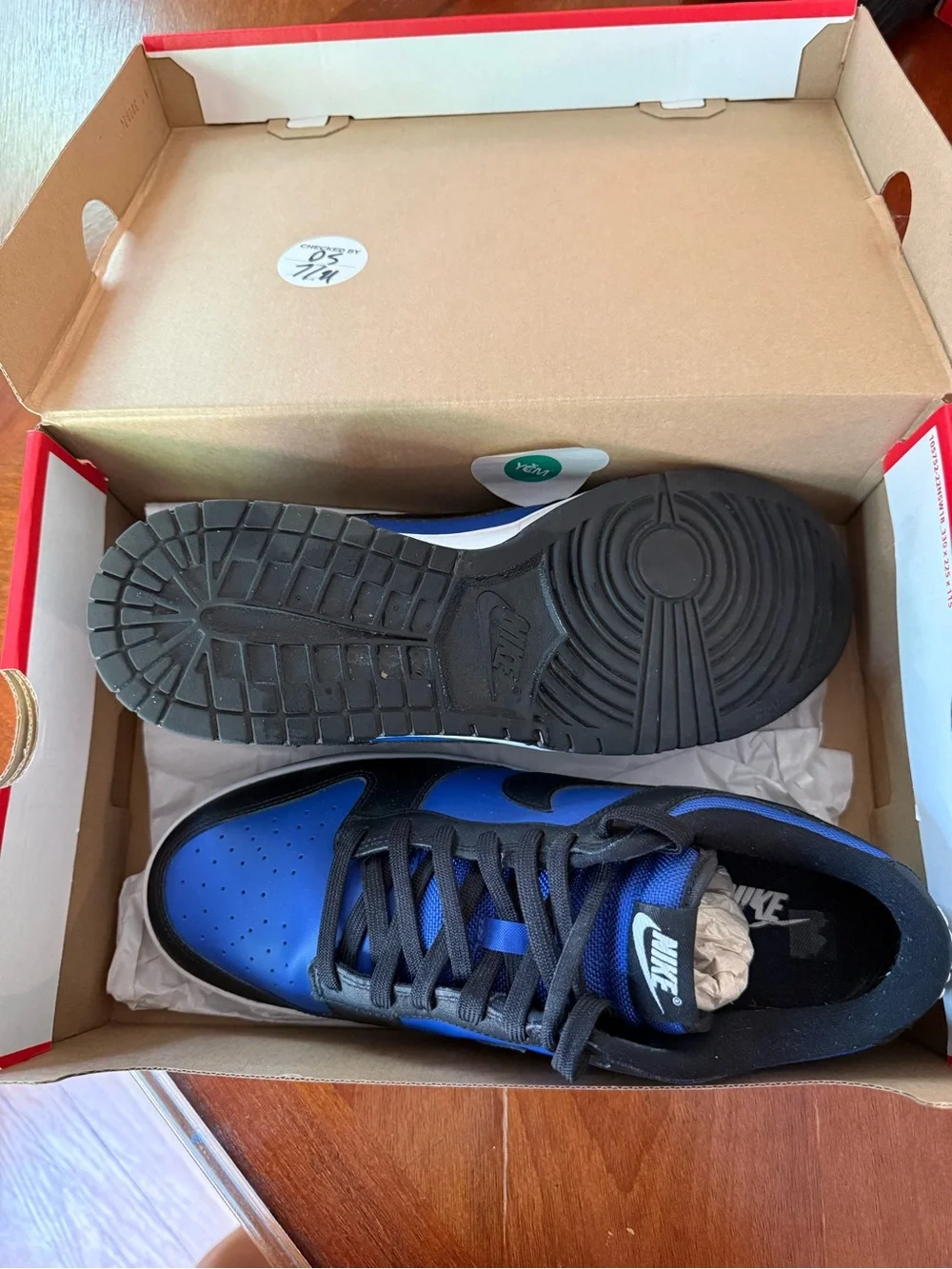 Nike Men's dunks Black & Blue Low-Top Sneakers